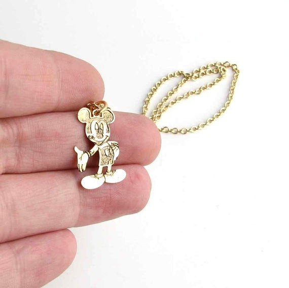 Mickey Mouse Necklace
 vintage mickey mouse necklace vintage Disney jewelry