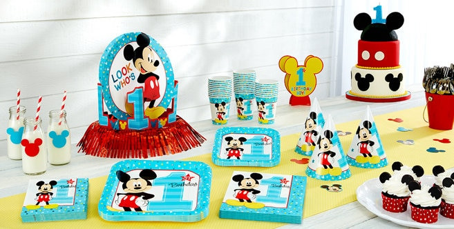 Mickey Mouse Party Ideas For 1St Birthday
 Mickey Mouse 1st Birthday Party Supplies Party City
