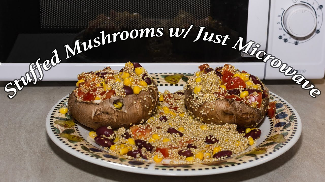 Microwave Mushroom Recipes
 Quick Vegan Stuffed Mushrooms Microwave Recipe 1