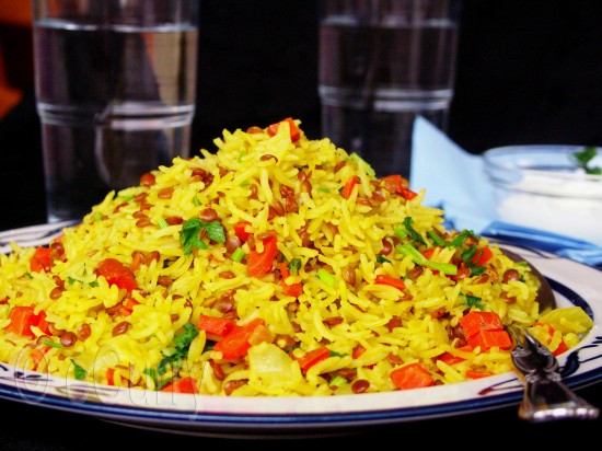 Middle Eastern Rice Pilaf Recipe
 Rice and Lentil Pilaf