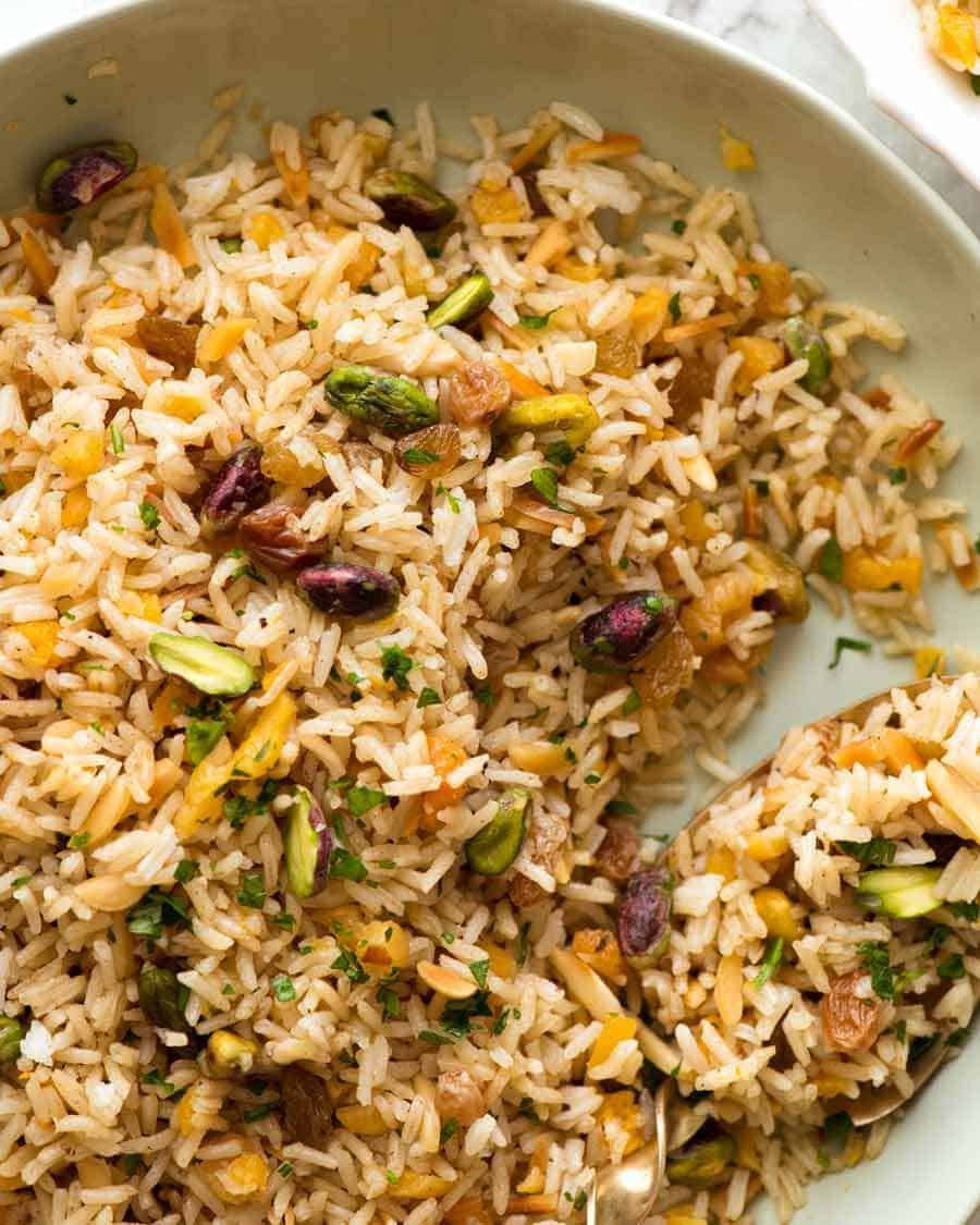 Middle Eastern Rice Pilaf Recipe
 Rice Pilaf with Nuts and Dried Fruit Recipe