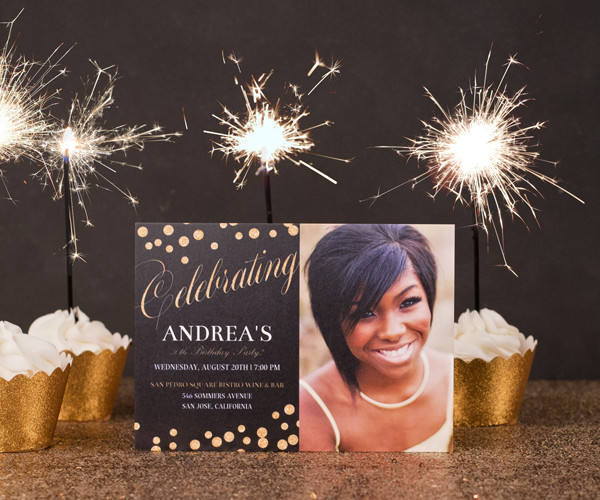 Milestone Birthday Decorations
 Milestone Birthday Party Invitations — Mixbook Inspiration