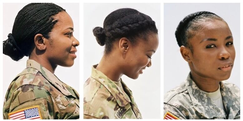 Military Hairstyles For Natural Hair
 Natural Hairstyles for Gals in the Military Alikay Blog