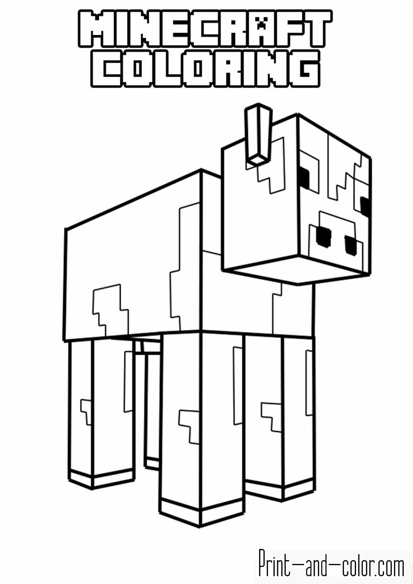 Minecraft Coloring Pages For Girls
 Minecraft coloring pages