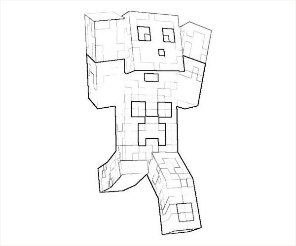 Minecraft Coloring Pages For Girls
 10 Minecraft Coloring Pages JPG Download