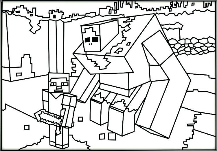 Minecraft Coloring Pages For Kids
 The best free Remarkable drawing images Download from 356