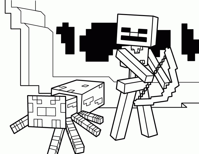 Minecraft Coloring Pages For Kids
 Printable Minecraft Coloring Pages Coloring Home