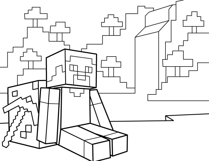 Minecraft Coloring Pages For Kids
 Minecraft Coloring Pages Free Printable Minecraft PDF