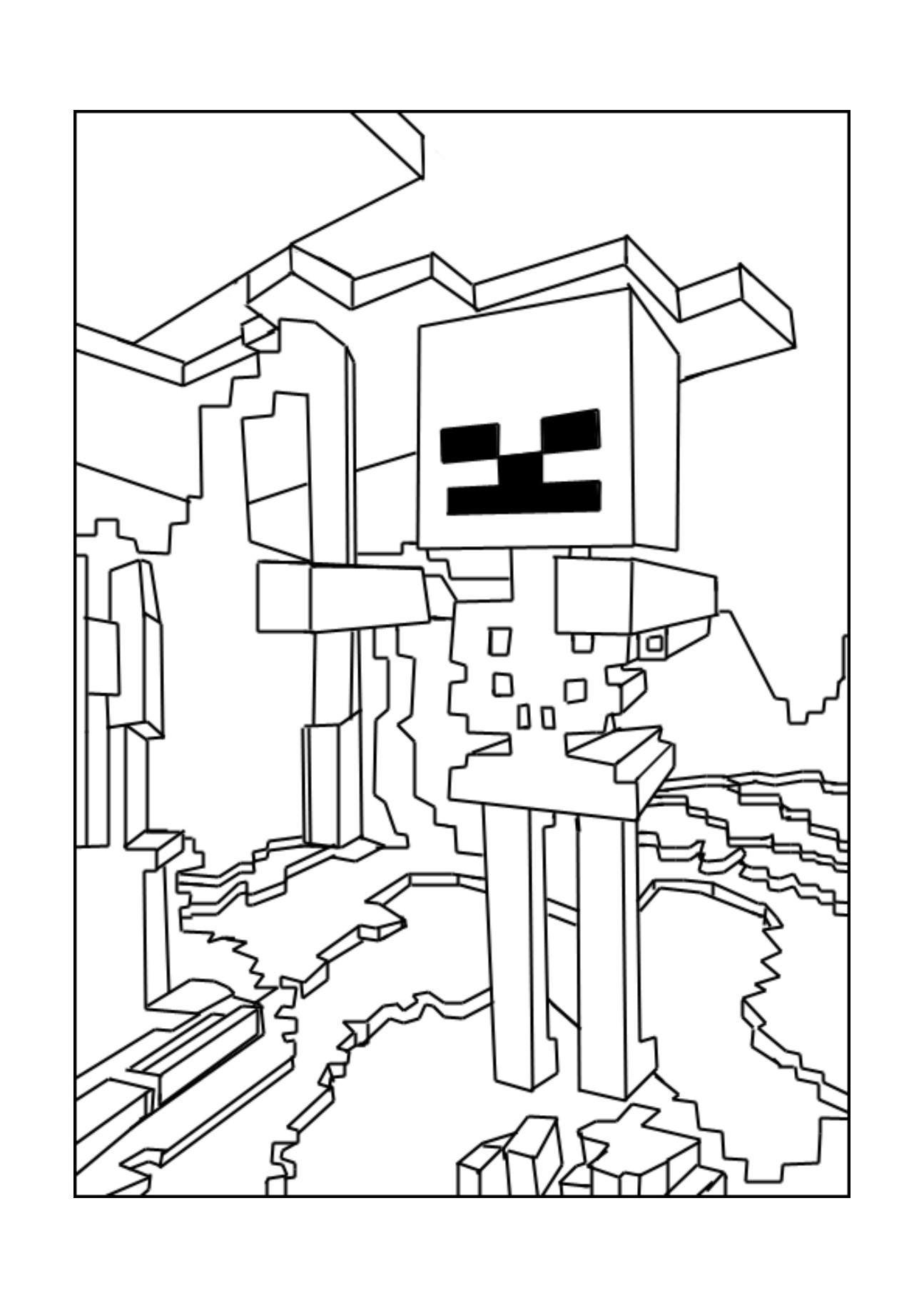 Minecraft Coloring Pages For Kids
 Minecraft free to color for children Minecraft Kids