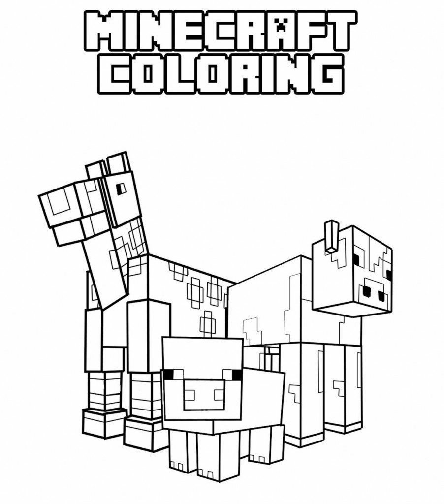 Minecraft Printable Coloring Pages
 Minecraft Coloring Pages Best Coloring Pages For Kids