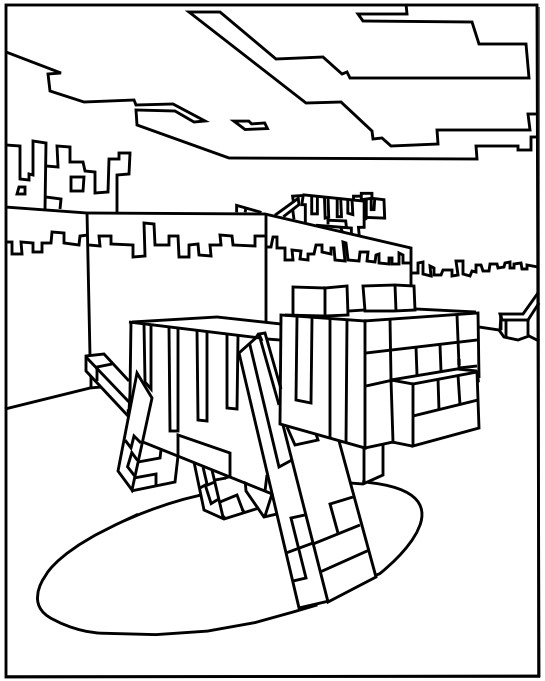Minecraft Printable Coloring Pages
 Minecraft Coloring Pages