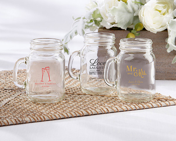 Mini Mason Jar Wedding Favors
 Mini Mason Jar Wedding Favors Personalized Mason Jar