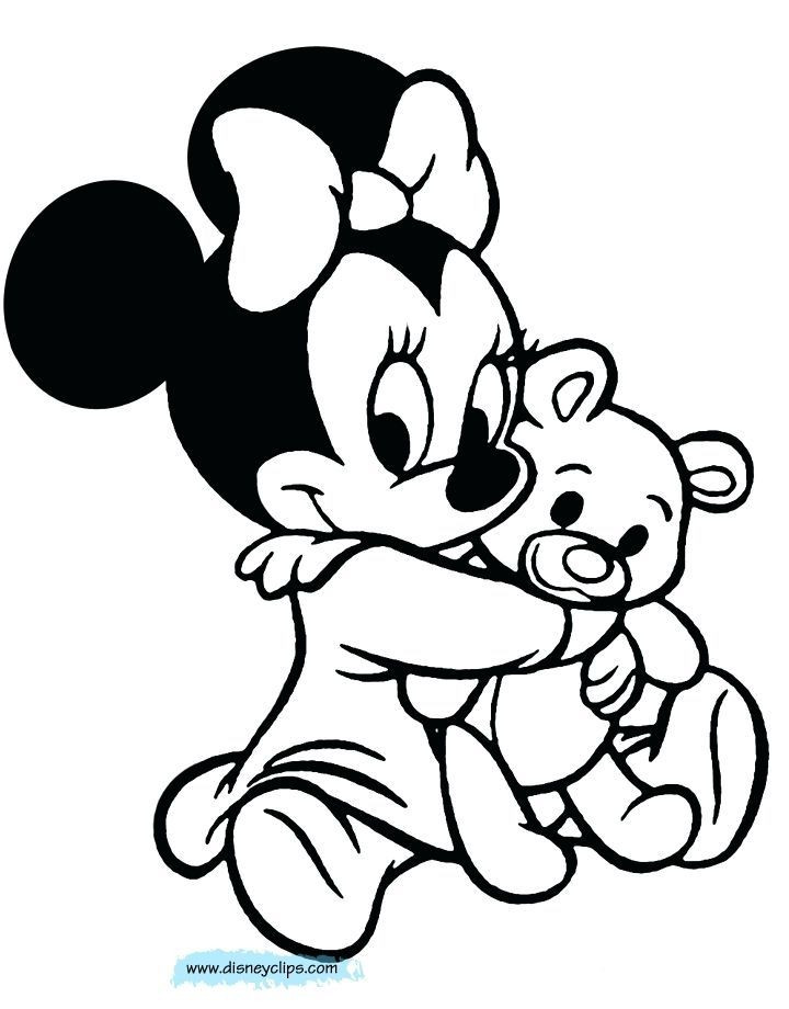 Mini Mouse Printable Coloring Pages
 minnie mouse printable coloring pages baby minnie mouse