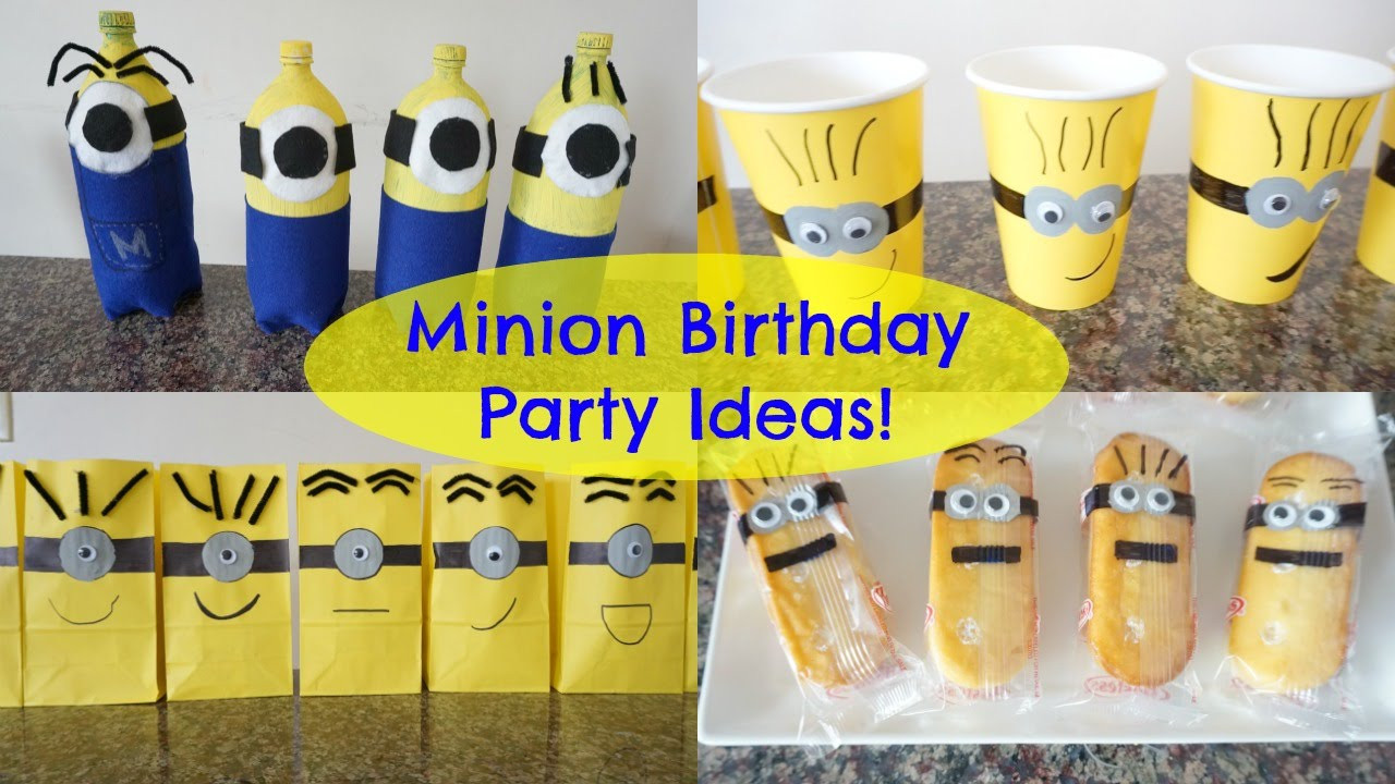 Minion Birthday Decorations
 Minion Birthday Party Ideas