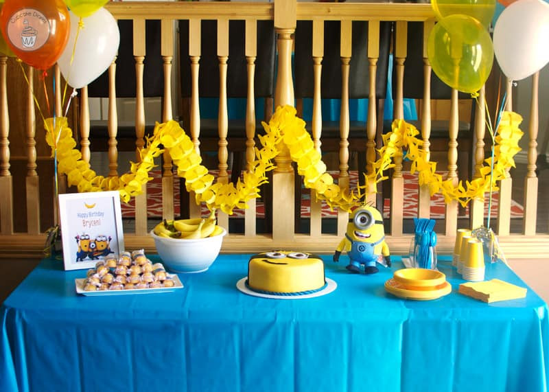 Minion Birthday Party Decorations
 Minion Birthday Party with Free Printables