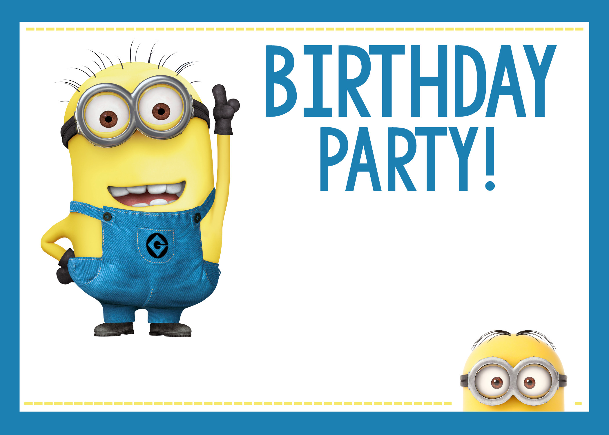 Minions Birthday Invitations
 Minion Birthday Party – Fun Squared