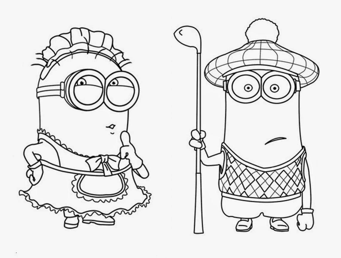 Minions Coloring Pages Printable
 FUN & LEARN Free worksheets for kid Minions Free