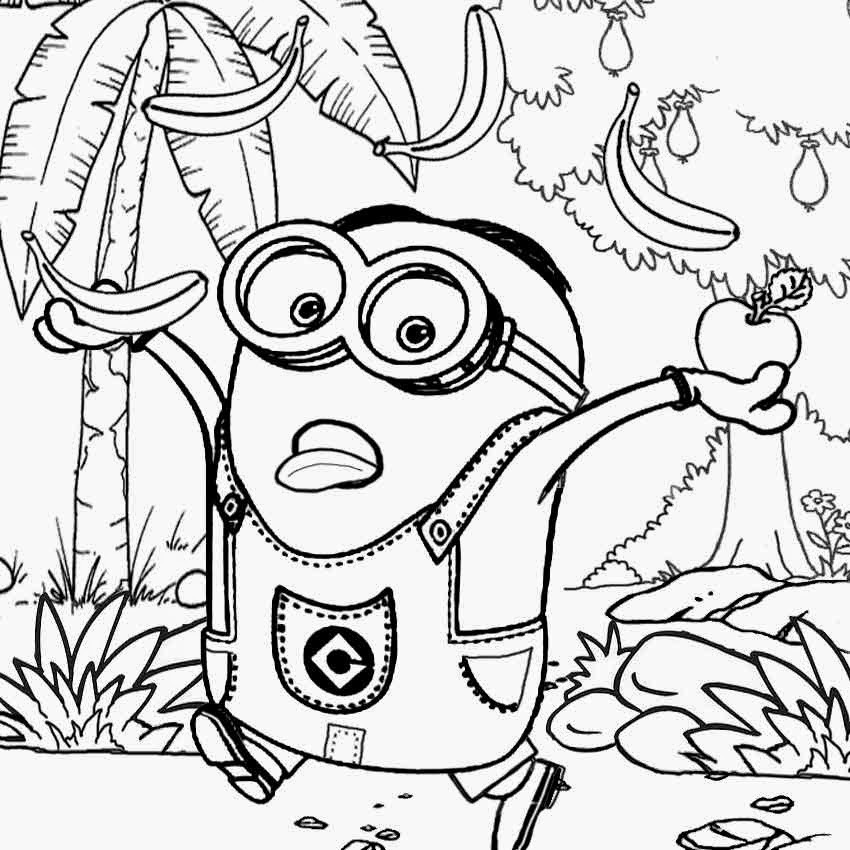 Minions Coloring Pages Printable
 Free Coloring Pages Printable To Color Kids And