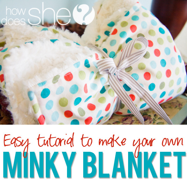 Minky Baby Blanket DIY
 6 DIY Baby Blankets Fabulessly Frugal
