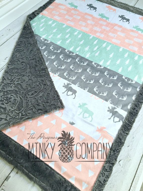 Minky Baby Blanket DIY
 Minky Baby Blanket Briar Moose Faux Quilt Designer