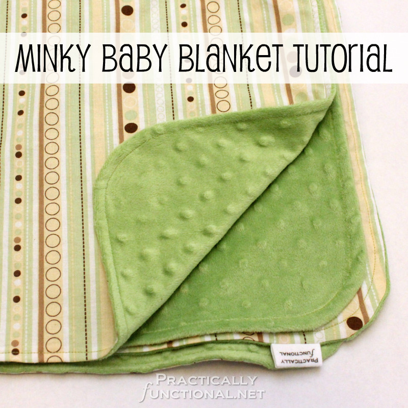 Minky Baby Blanket DIY
 Minky Baby Blanket Tutorial