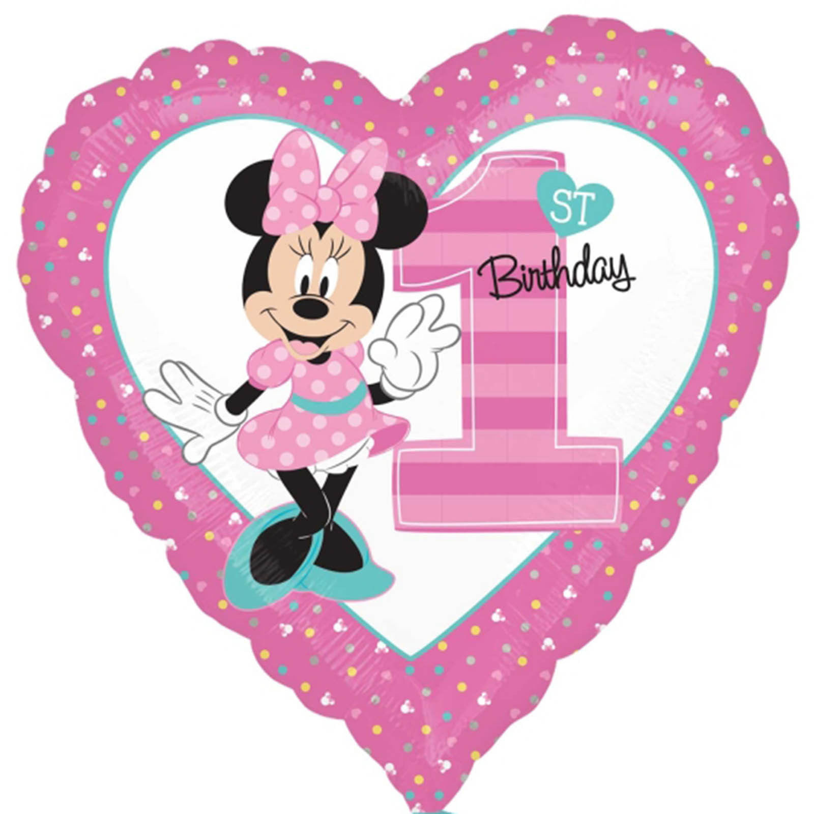 Minnie Mouse 1st Birthday Party
 NEW Baby Minnie Mouse 1ST Birthday Balloon Bouquet Party