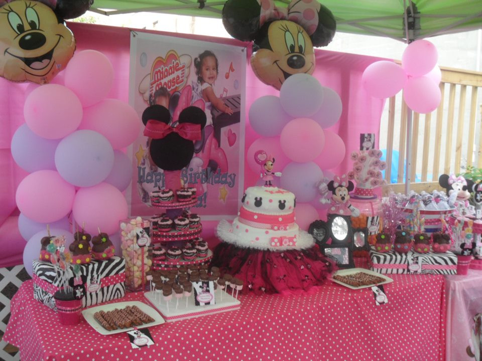 Minnie Mouse 1st Birthday Party
 Regina s Party Events Kayla s 1st Birthday Minnie Mouse