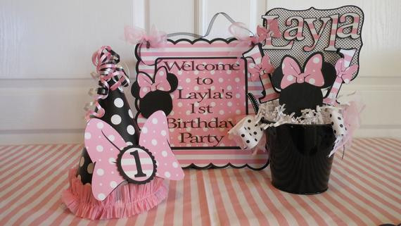 Minnie Mouse 1st Birthday Party
 Minnie Mouse Polka Dot 1st Birthday Party by ASweetCelebration