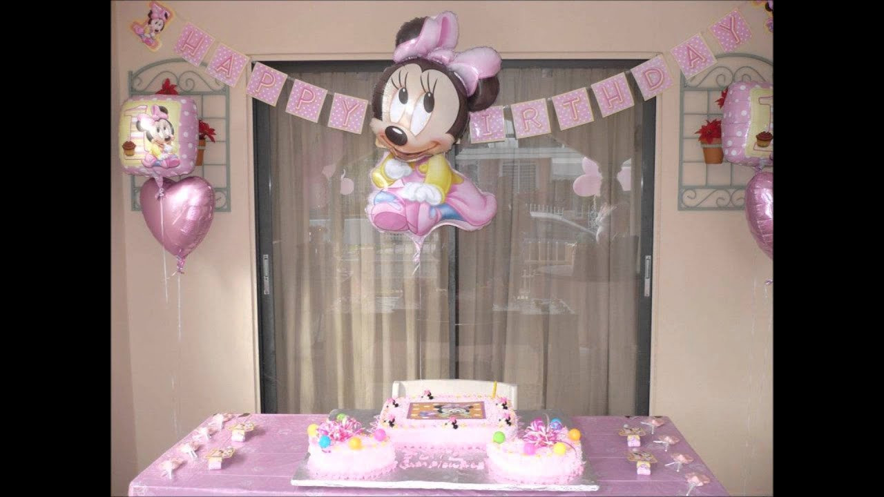 Minnie Mouse Birthday Party Decorations
 Minnie Mouse Birthday Decoration
