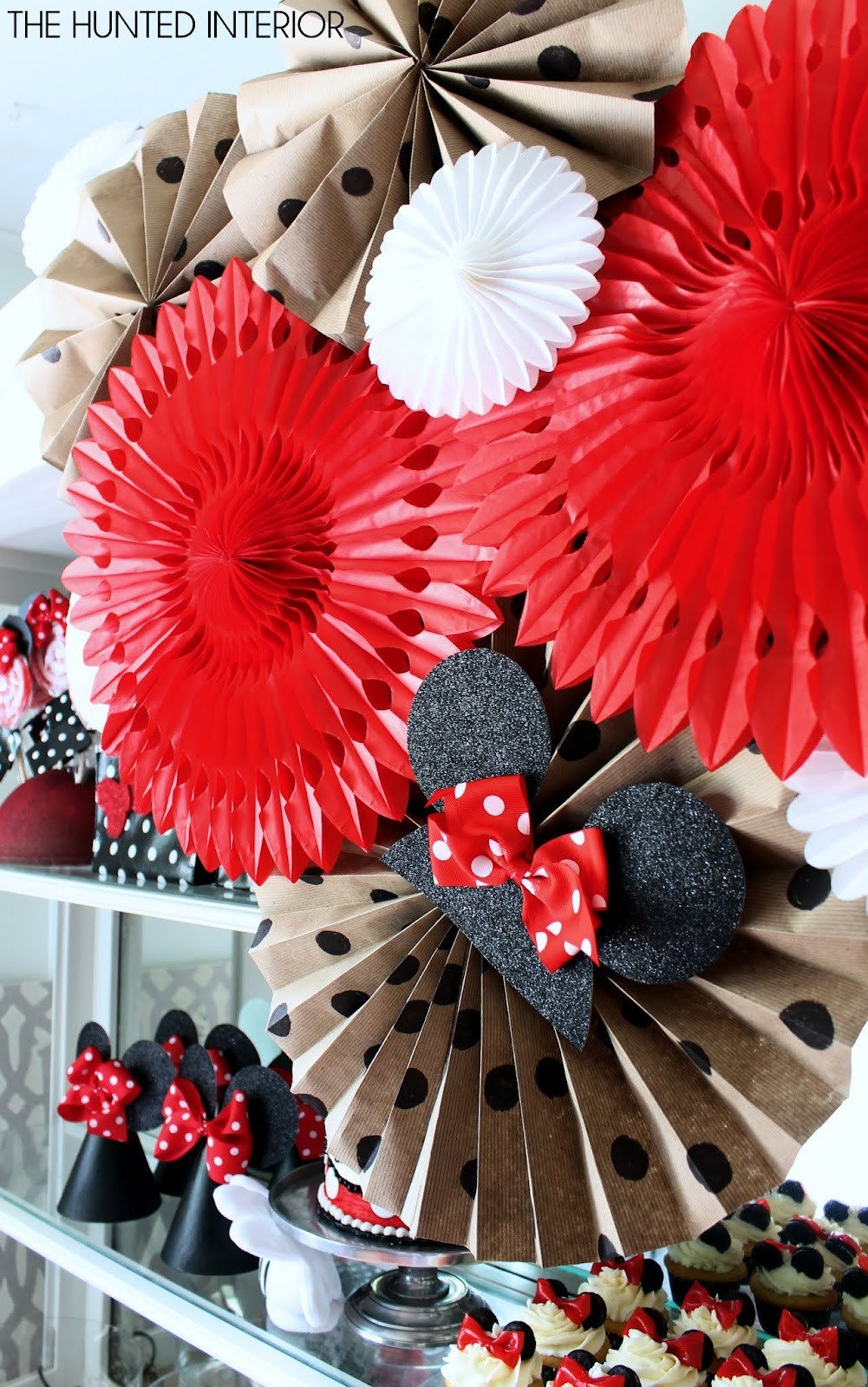 Minnie Mouse Birthday Party Decorations
 hunted interior Minnie Mouse Birthday Party