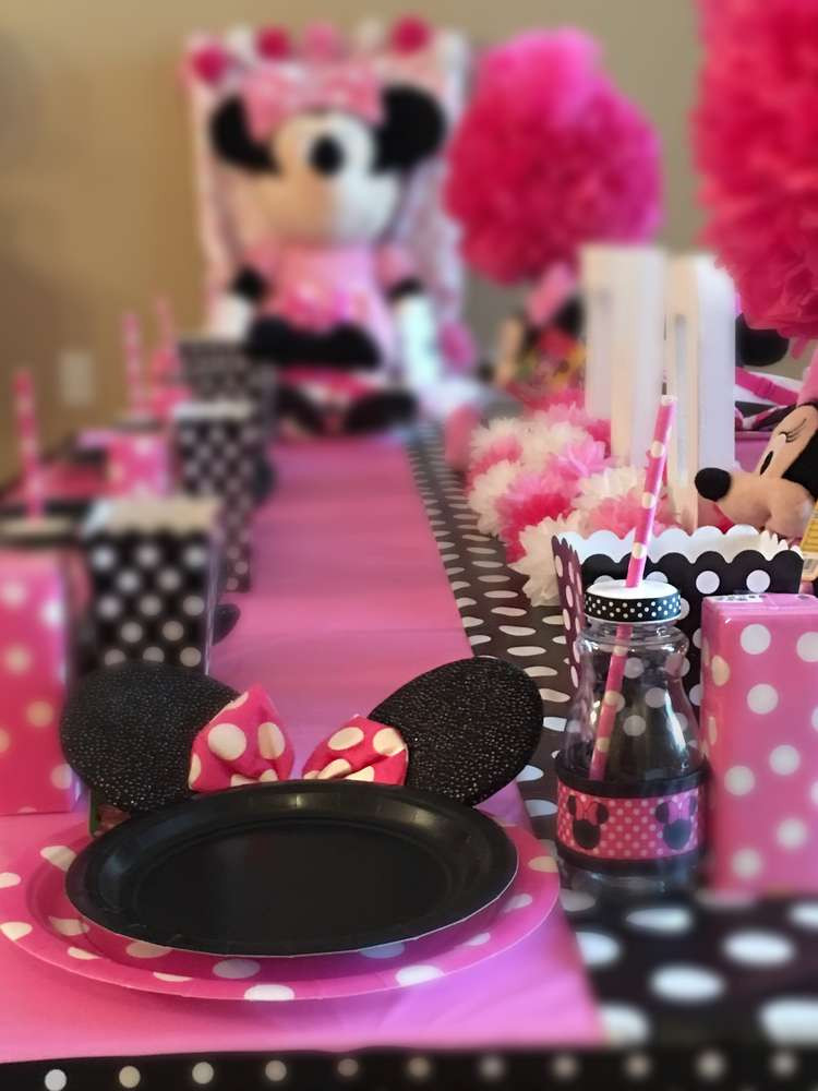 Minnie Mouse Birthday Party Decorations
 Minnie Mouse Birthday Party Ideas 1 of 4