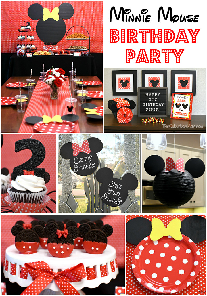 Minnie Mouse Birthday Party Decorations
 Minnie Mouse Birthday Party Ideas The Suburban Mom