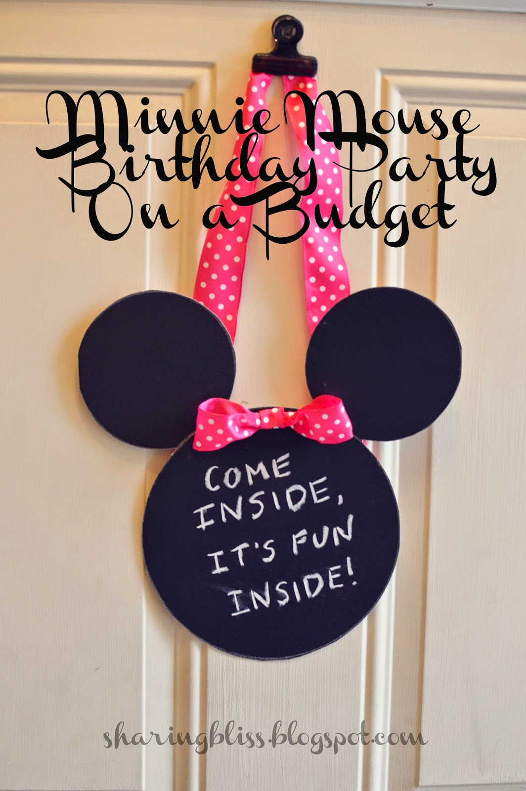 Minnie Mouse Birthday Party Decorations
 Minnie Mouse Birthday Party on a Bud