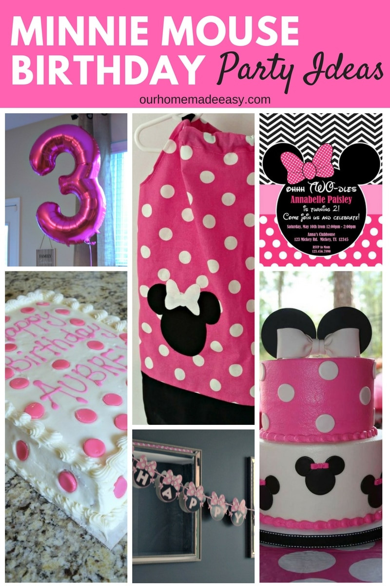 Minnie Mouse Ideas For 1st Birthday Party
 Minnie Mouse Birthday Party • Our Home Made Easy