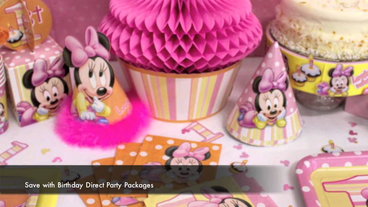 Minnie Mouse Ideas For 1st Birthday Party
 Minnie Mouse 1st Birthday Party Supplies