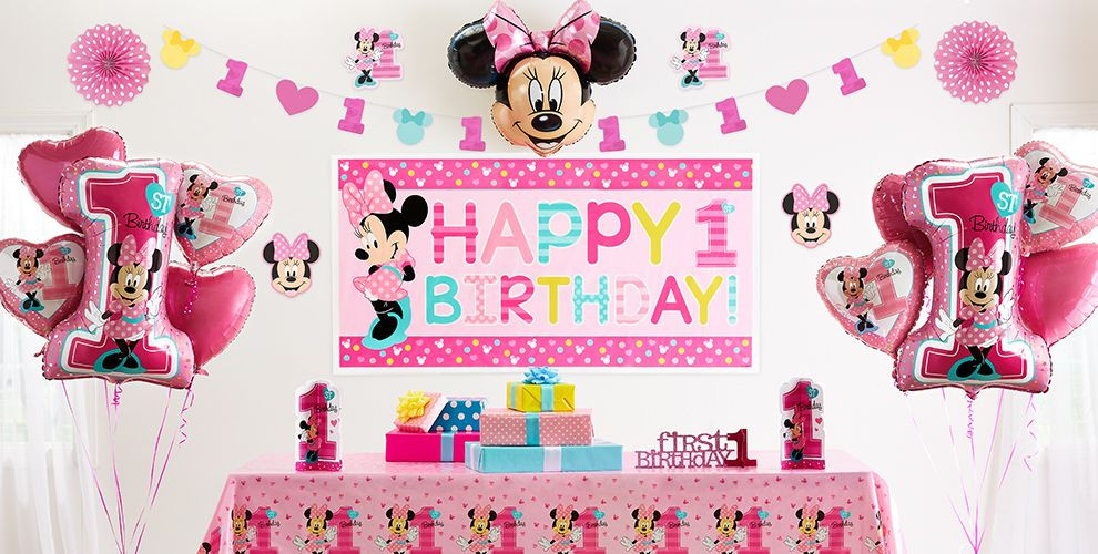 Minnie Mouse Ideas For 1st Birthday Party
 Minnie Mouse 1st Birthday Party Supplies