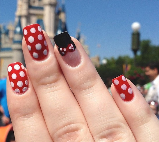 Minnie Mouse Nail Art
 Minnie Mouse Nails The Disney Nail Inspiration You Were