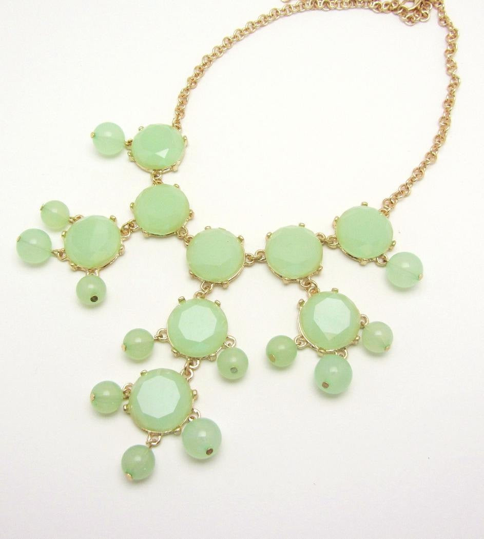 Mint Green Necklace
 Mint Green Statement Necklace