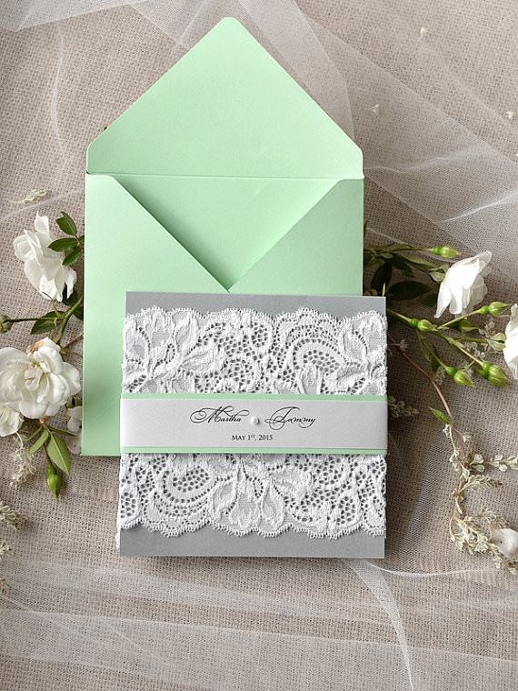 Mint Green Wedding Invitations
 50 Mint Wedding Color Ideas You will Love