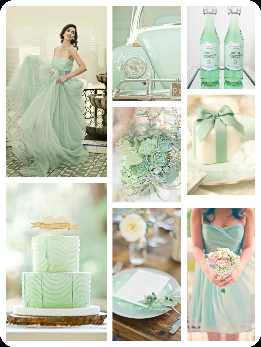 Mint Green Wedding Theme
 Il Tondo e l Ovale Event and Wedding Colore matrimonio