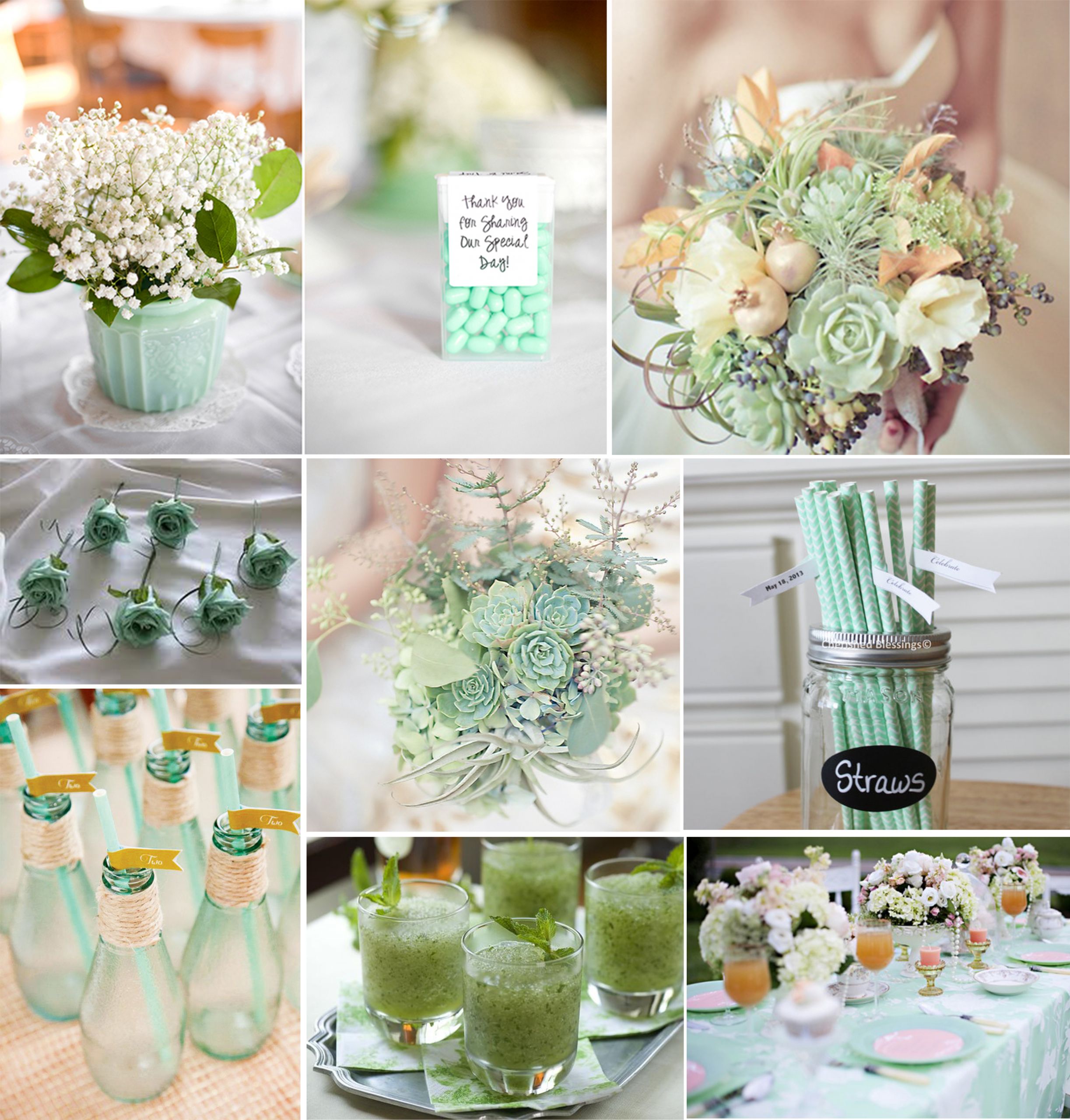 Mint Green Wedding Theme
 Inspiring mint green wedding ideas – lianggeyuan123