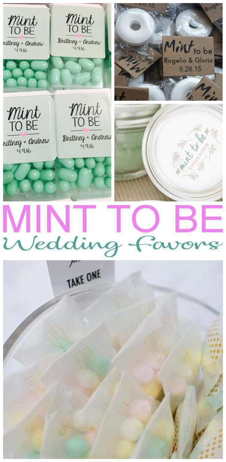 Mint To Be Wedding Favors DIY
 Mint To Be Wedding Favors