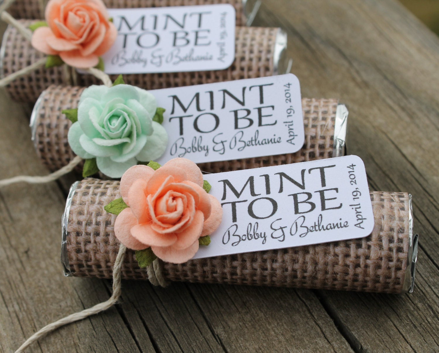 Mint Wedding Favors
 Mint wedding favors Set of 24 mint rolls Mint to