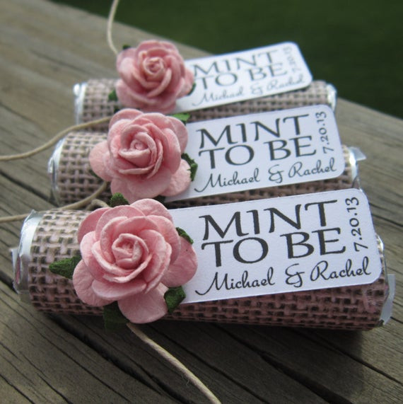 Mint Wedding Favors
 Wedding favors Set of 100 mint rolls Mint by