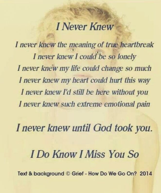 Missing Your Child Quotes
 From Mother to Mother Losing A Child Quotes