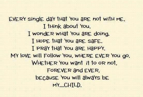 Missing Your Child Quotes
 quotes about missing your kids