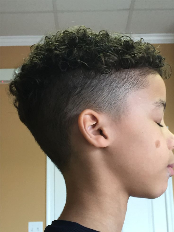 Mixed Race Hairstyles Male
 Boys curly mixed race haircut in 2019