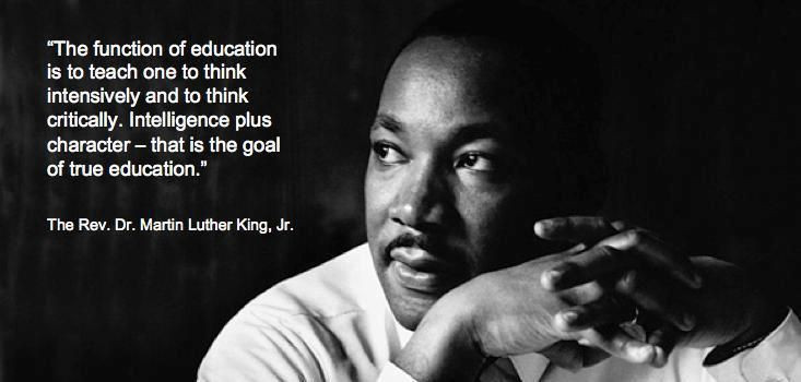 Mlk Education Quotes
 The Function Education Mlk Quotes QuotesGram