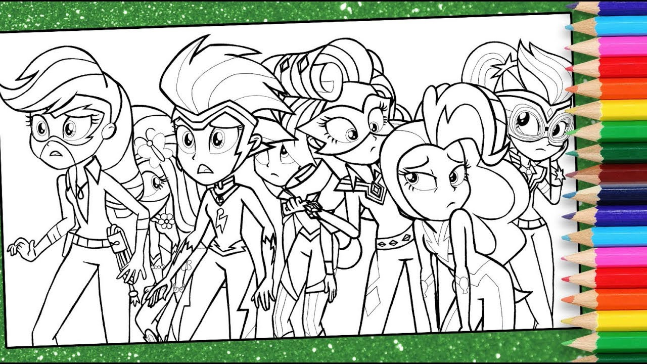 Mlp Equestria Girls Coloring Pages
 MLP Equestria girls coloring pages for kids My little pony