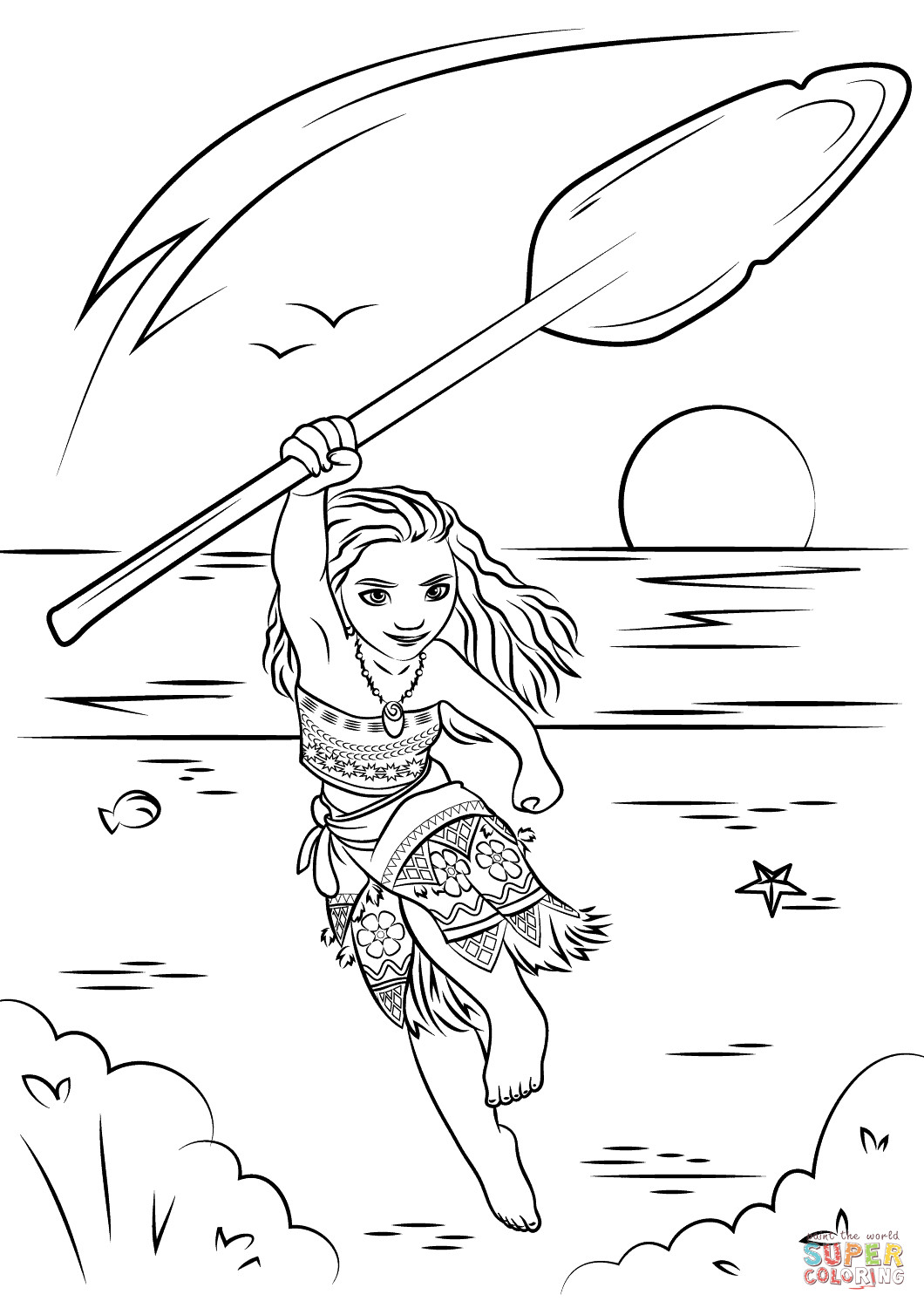 Moana Coloring Pages Printable
 Moana coloring page